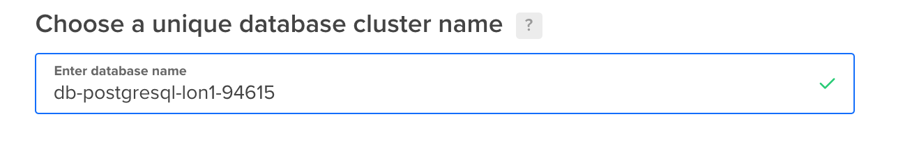 digital ocean cluster name